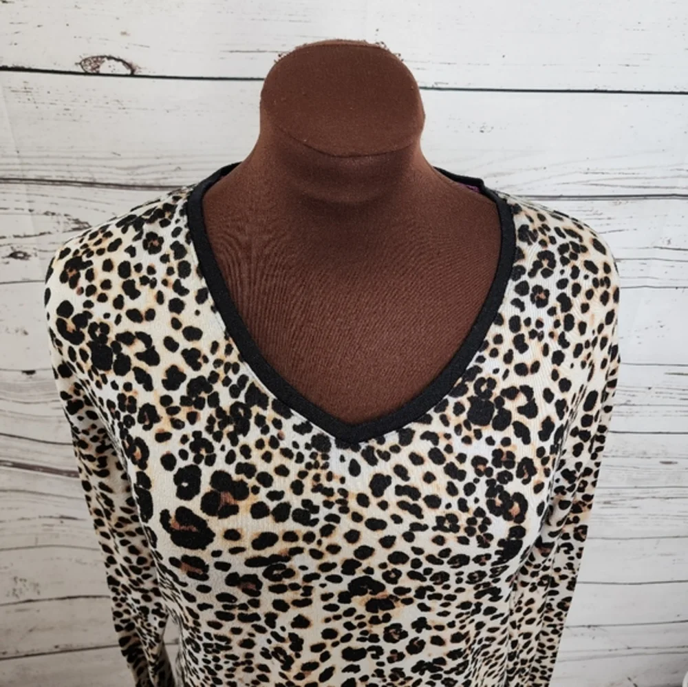 Betsey Johnson Leopard Print Sleep Dress‎ Pajamas